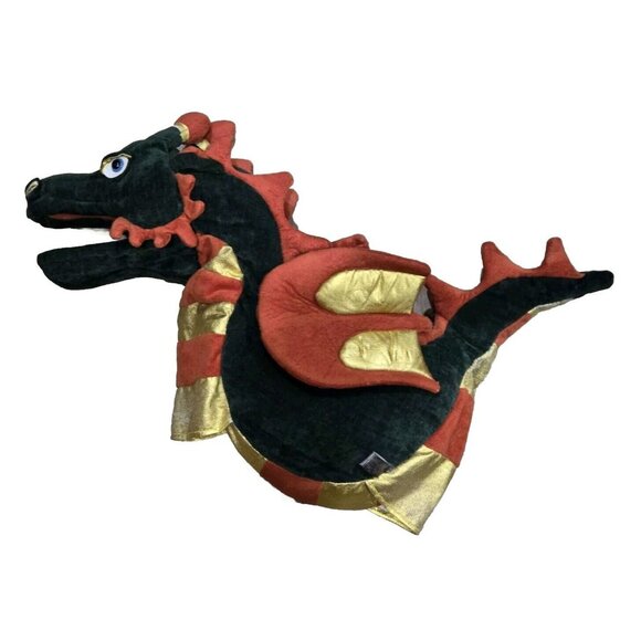 Melissa Doug Other - Melissa & Doug Plush Animal Fire Breathing Dragon Hand Full Body Puppet Two Hand